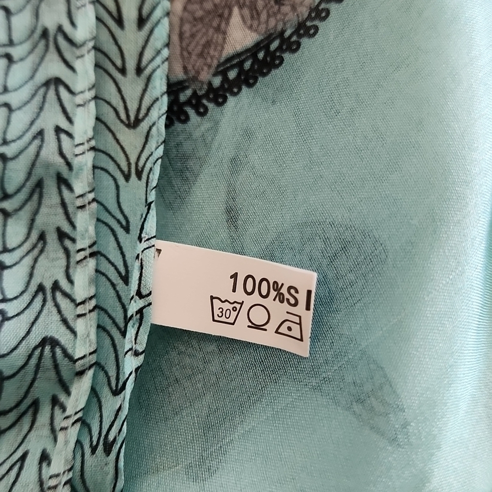 100% Silk Dragonfly Scarf – 24” x 67” NWT - Picture 5 of 7